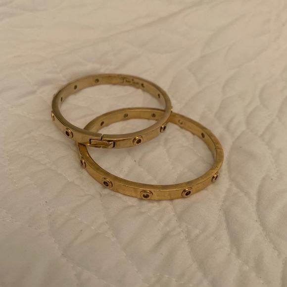 Kate Spade gold bangles